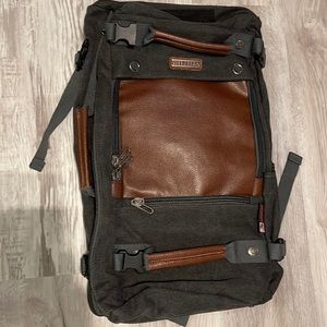 WITZMAN Travel Bag / Backpack - Grey / Brown